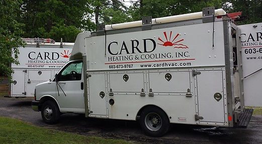 Card Heating & Cooling service van
