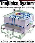 High velocity small duct heating and cooling system