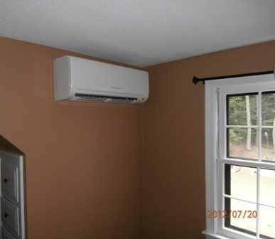 Mitsubishi indoor wall-mount ductless unit