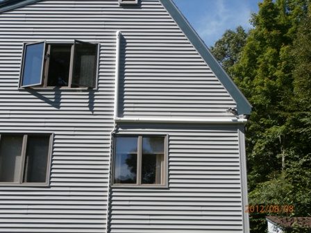 Fortress line hide painted to match the home exterior