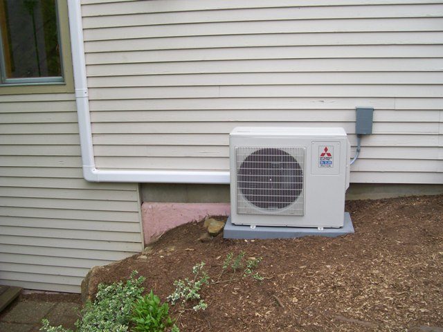 Mitsubishi ductless heat pump outdoor unit